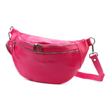 Praktyczna Skórzana damska saszetka nerka listonoszka przez ramię Luka