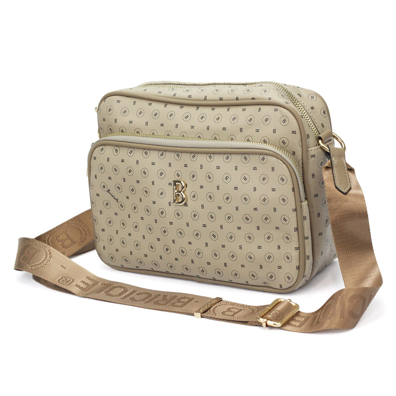 BRICIOLE damska miejska listonoszka skóra ekologiczna torebka przez ramię