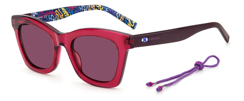 Okulary M MISSONI MMI0089S8CQ. Okulary przeciwsłoneczne, Kolor czerwony. Kobieta.