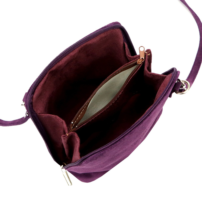 skóra zamsz Damski torebki skórzane Barberinis 1703