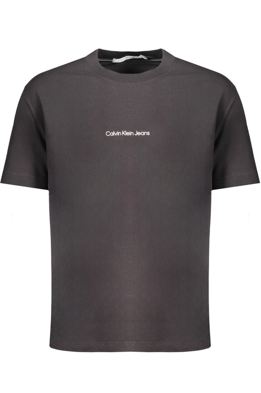 MĘSKA KOSZULKA Z KRÓTKIM RĘKAWEM CALVIN KLEIN CZARNA