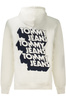 TOMMY HILFIGER MĘSKA BLUZA Z ROZPINANYM NA ZAMEK BIAŁA
