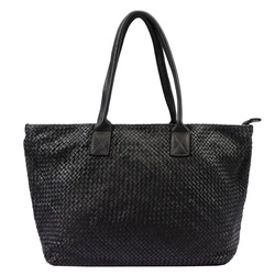 VS Pleciona shopperbag damska Damska torebka na ramię ze skóry naturalnej