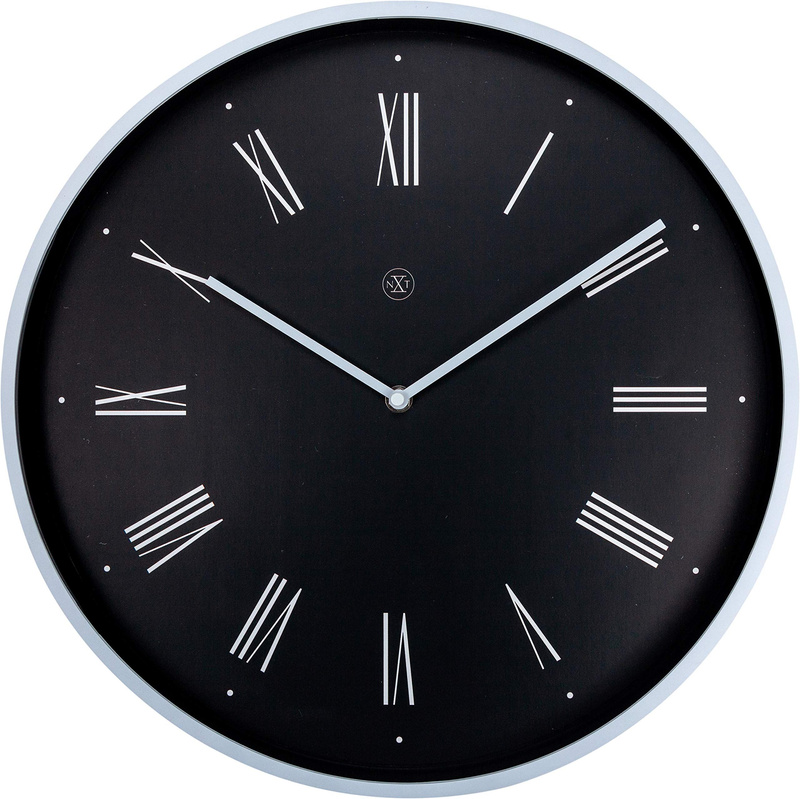 Zegarek NEXTIME 7329ZW. Zegar ścienny, Kolor czarny. Unisex.