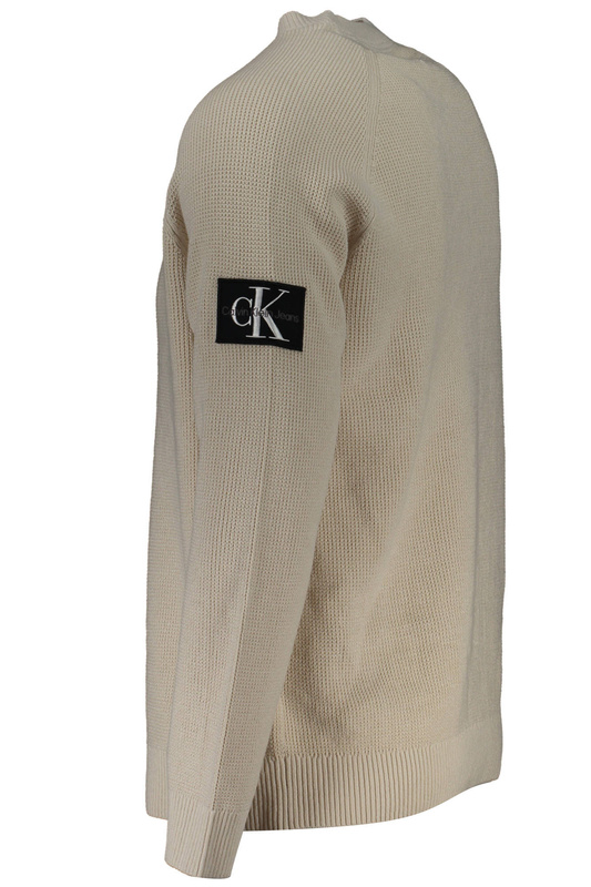 BEŻOWY SWETER MĘSKI CALVIN KLEIN