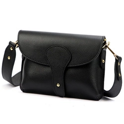 Vera Pelle damska listonoszka skóra naturalna crossbody torebka na ramię