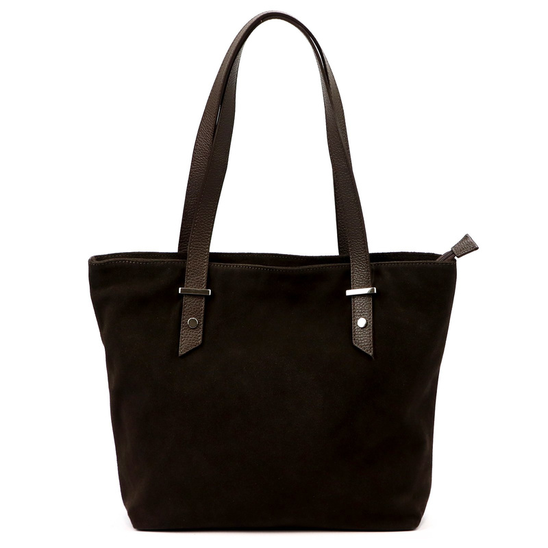 Vera Pelle skórzana damska shopperbag torebka na ramię z organizerem