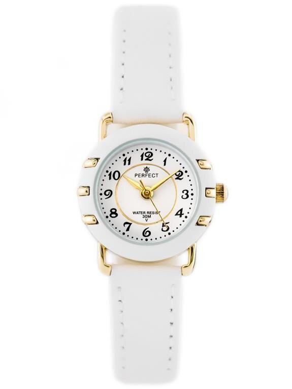 ZEGAREK KOMUNIJNY DZIECIĘCY PERFECT LP033-03 biały + BOX