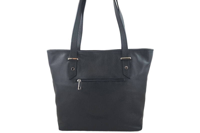 Shopper bag - duża torebka miejska - Czarna