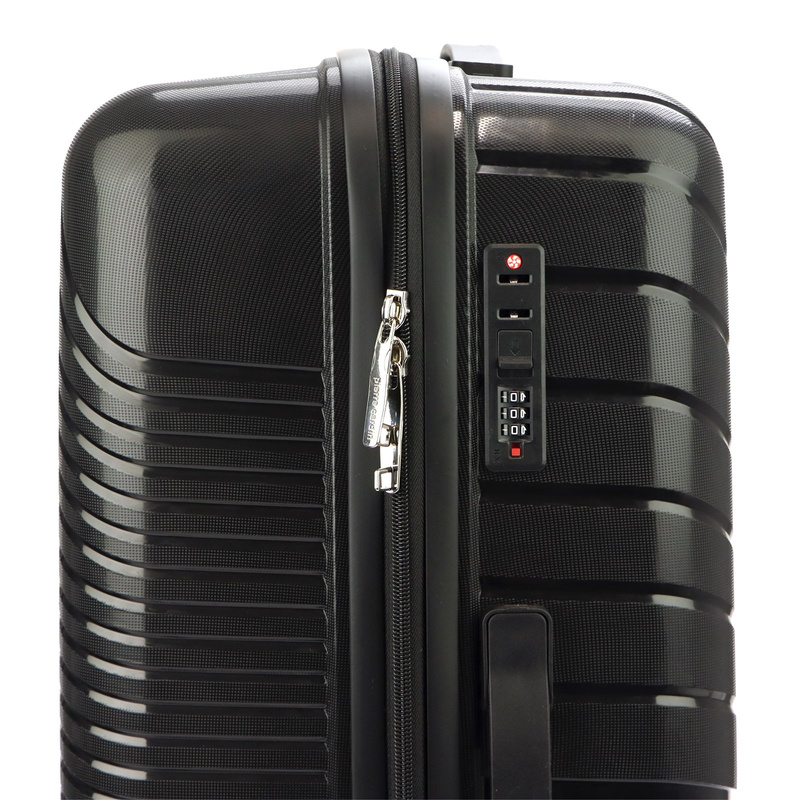 Pierre Cardin trzy walizki zestaw podróżny materiał ABS cztery kółka