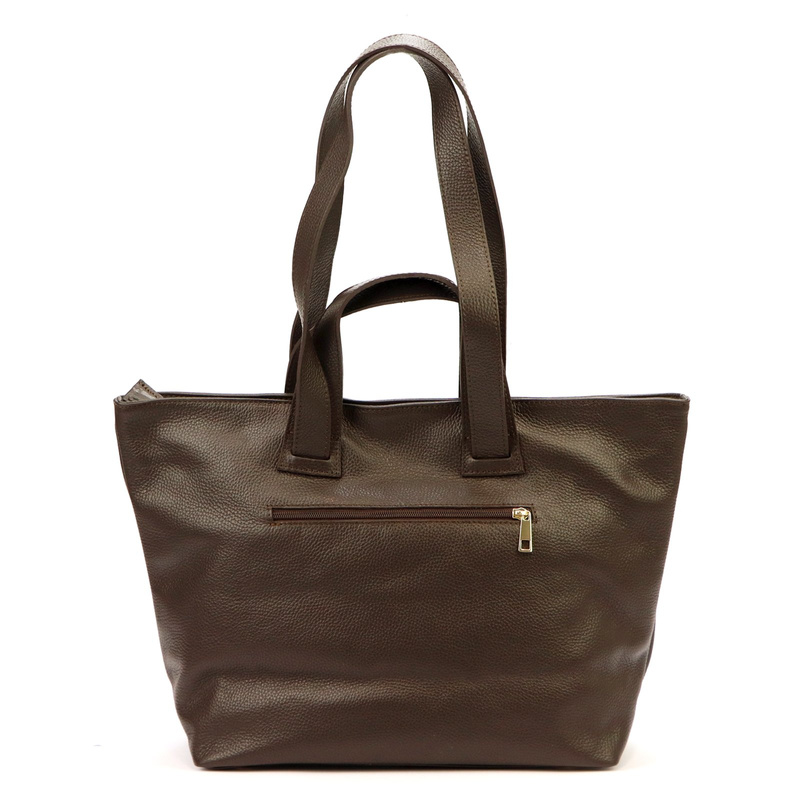 Duża Shopperbag torebka do pracy na ramię damska z kieszeniami Gregorio