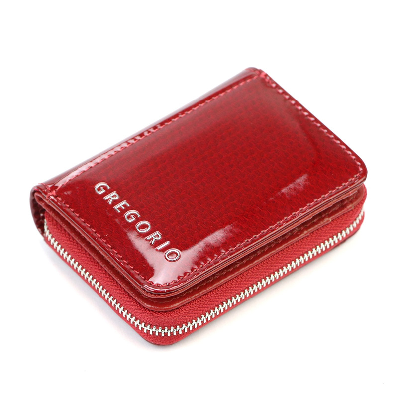 Zgrabny damski portfel skórzany stylowy Gregorio
