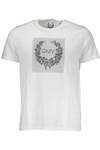 GIAN MARCO VENTURI MĘSKI T-SHIRT Z KRÓTKIM RĘKAWEM, BIAŁY