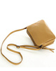 Torebka skórzana crossbody listonoszka dwie komory - MARCO MAZZINI brąz camel