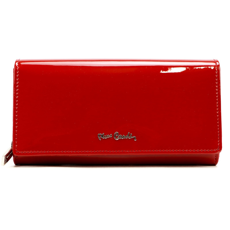 skóra naturalna + Damski portfel ze skóry ekologicznej Pierre Cardin 07 SHINY 106