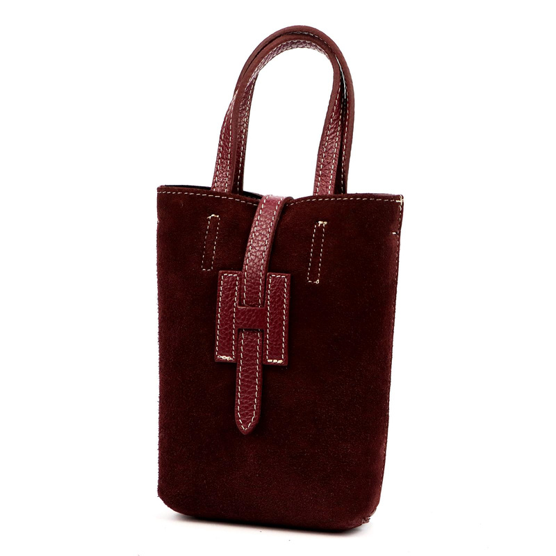 Luka damska skórzana listonoszka torebka do ręki Mała zgrabna i stylowa