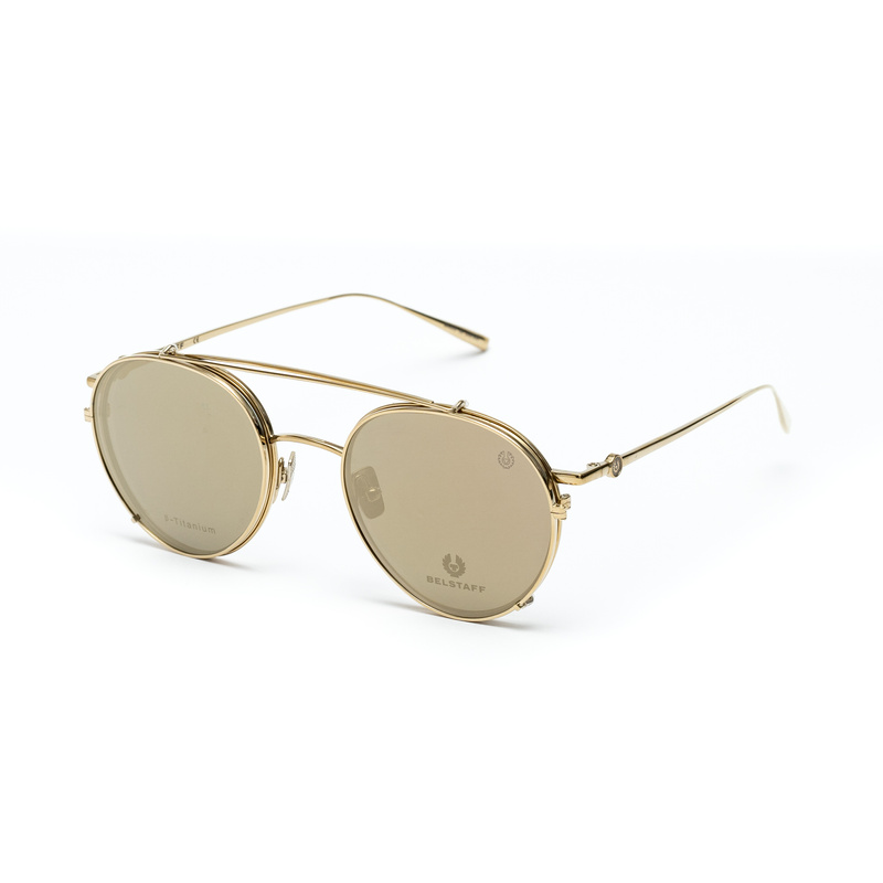 Okulary BELSTAFF JAGGEDDORADOT. VIEW + CLIP-ON, Kolor złoty. Kobieta.