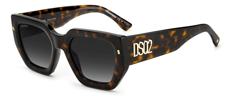 Okulary DSQUARED2 D2-0031-S-086. Okulary przeciwsłoneczne, Kolor brązowy. Unisex.