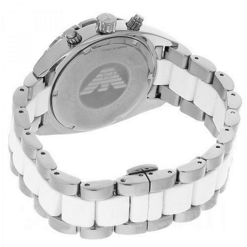 Zegarek ARMANI AR5940. Kwarcowy, Kolor biały. Kobieta.
