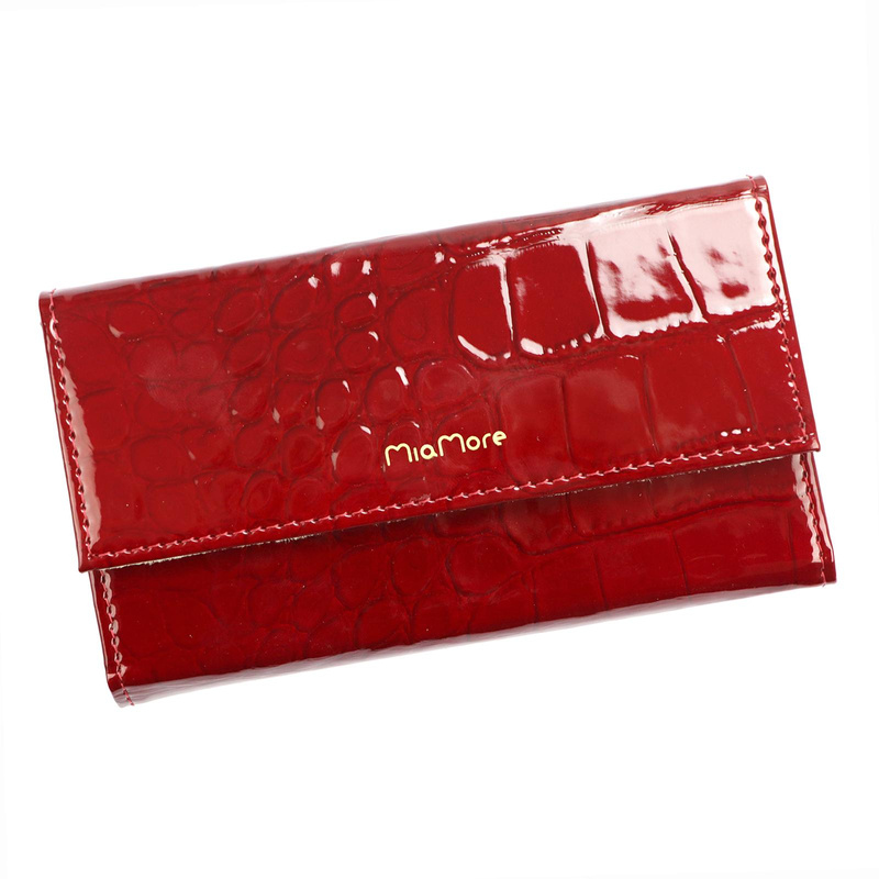 MiaMore etui Iphone 12 PRO case z klapą wzór skóra krokodyla z łańcuszkiem