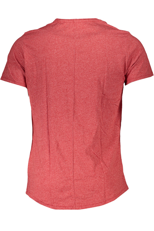CZERWONY T-SHIRT MĘSKI Z KRÓTKIM RĘKAWEM TOMMY HILFIGER