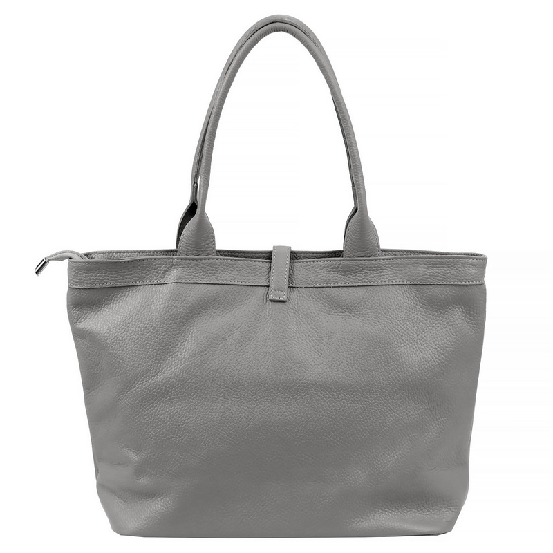 Stylowa Damska duża shopperbag skórzana elegancka torebka na ramię Luka