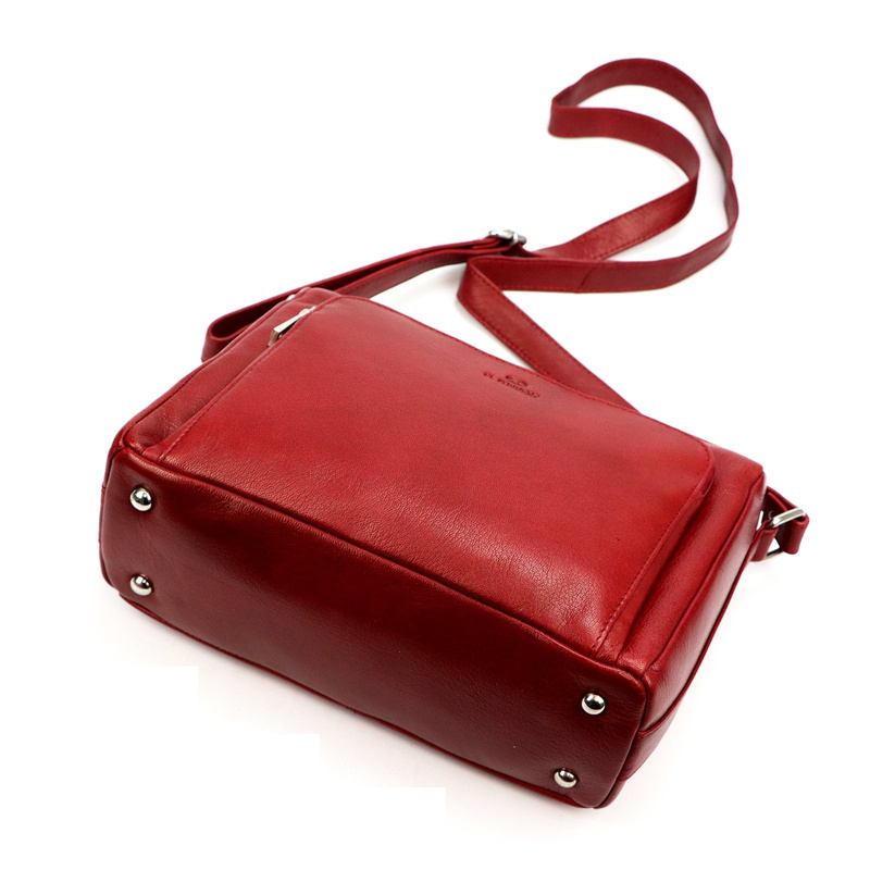 EL FORREST damska listonoszka skóra naturalna torebka na ramię kieszenie