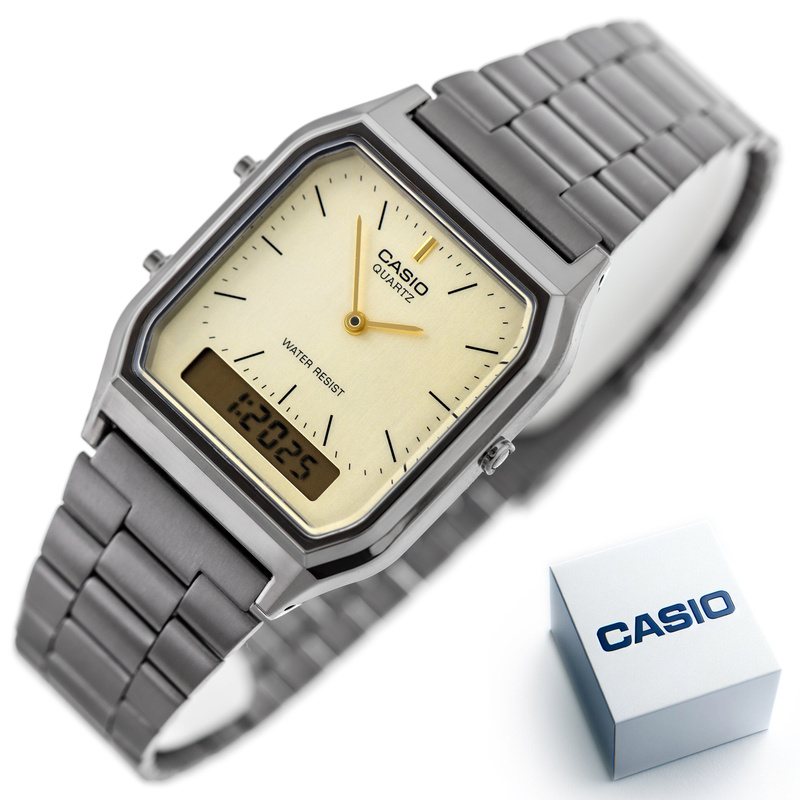 ZEGAREK UNISEX CASIO Vintage AQ-230GG-9A + BOX