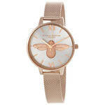 Zegarek OLIVIA BURTON OB16AM161. Kwarcowy, Kolor szary. Kobieta.