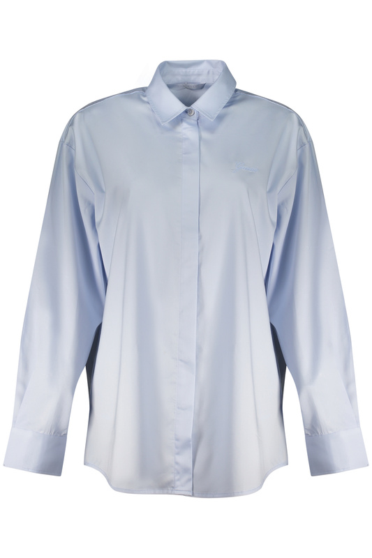 DAMSKA KOSZULA DŻINSOWA GUESS Z DŁUGIM RĘKAWEM, NIEBIESKA