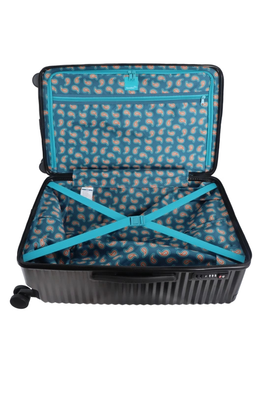 Walizka średnia SAXOLINE Twist Trunk M niebieska