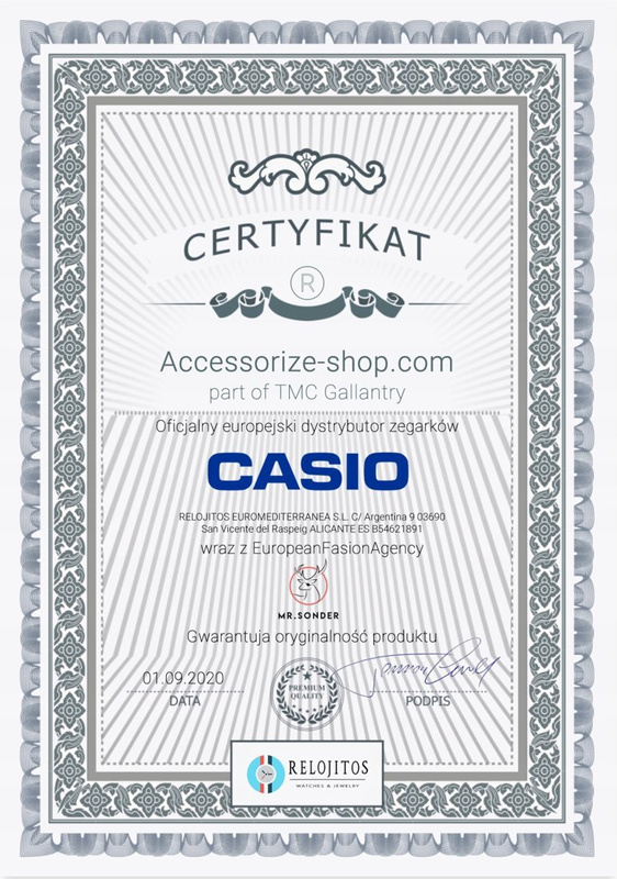 Zegarek CASIO GXW561AER. Słoneczny, Kolor czerwony. Unisex.