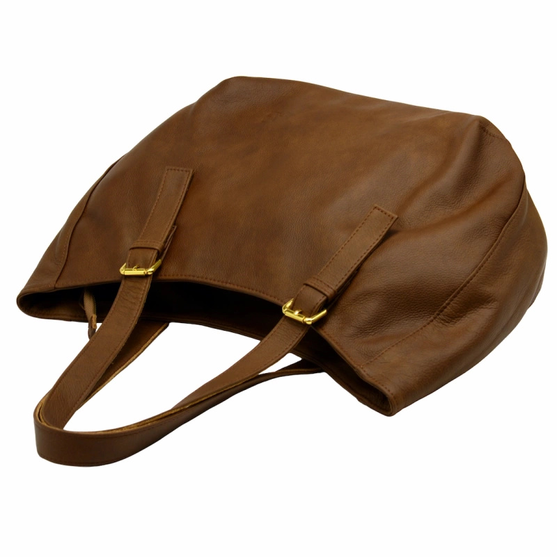 Voyager Torebka Skórzana Damska Shopperbag Duża A4 Na Ramię Do Ręki