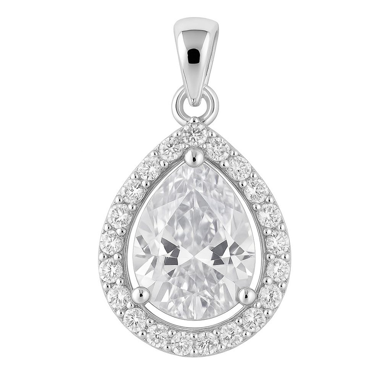 Biżuteria DIAMONFIRE 6513791082. Wisiorek, Kolor szary. Kobieta.