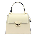 Skórzany damski kuferek listonoszka z paskiem torebka do ręki Luka