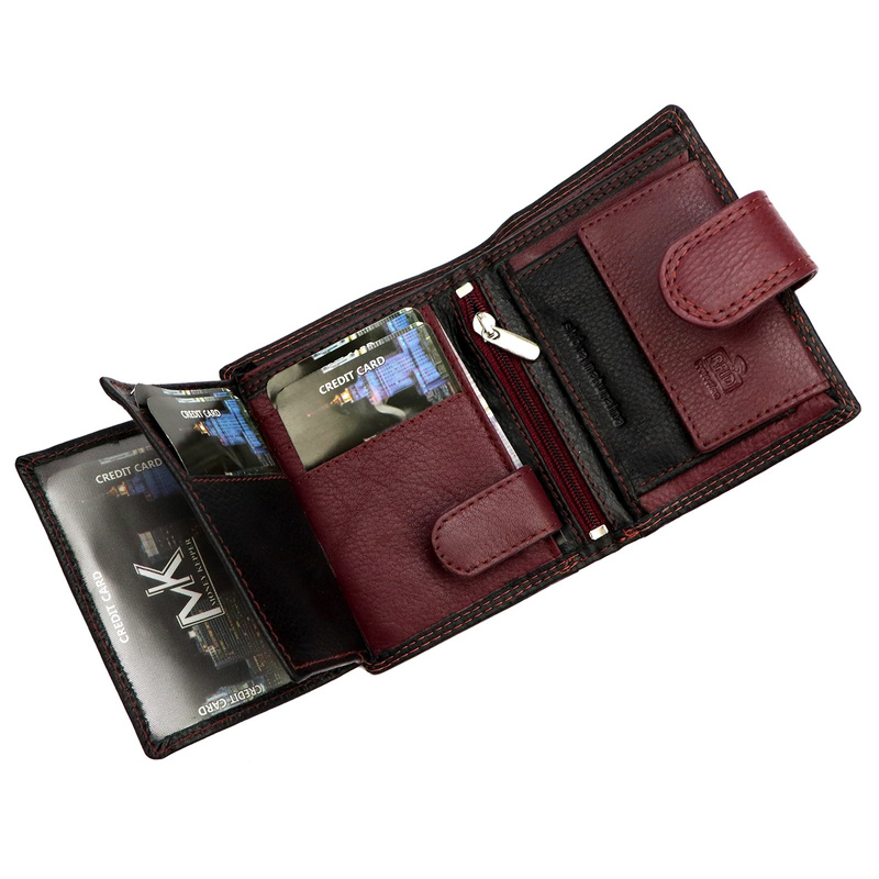 Skórzany męski portfel Money Kepper SN5131B MCN RFID