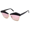 Okulary JPLUS JP5076-01. Okulary przeciwsłoneczne, Kolor czarny. Kobieta.