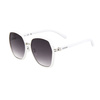 Okulary GUESS GF0407-21B. Okulary przeciwsłoneczne, Kolor biały. Kobieta.