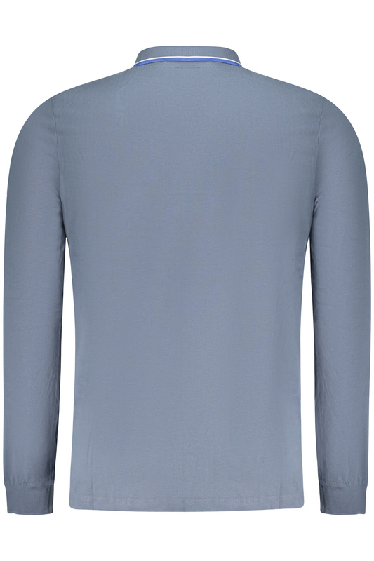 Norway 1963 MĘSKA KOSZULKA POLO Z DŁUGIM RĘKAWEM, NIEBIESKA