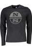 NIEBIESKI T-SHIRT MĘSKI Z DŁUGIM RĘKAWEM NORTH SAILS