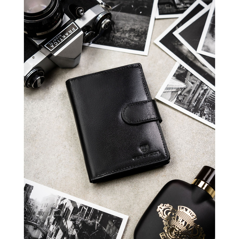 Skórzany męski portfel Peterson PTN N4L-BUF