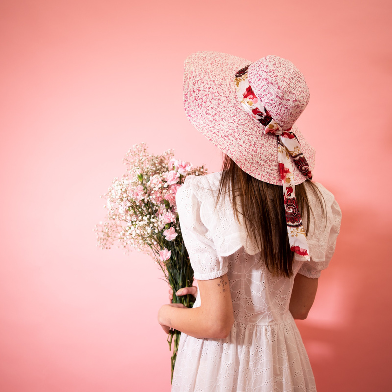 Kapelusz Flowery Bow