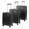 Gravitt zestaw 3 walizek podróżnych na kółkach materiał ABS zamek na kod