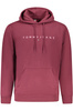 TOMMY HILFIGER MĘSKA CZERWONA BLUZA Z ROZPINANYM NA ZAMEK