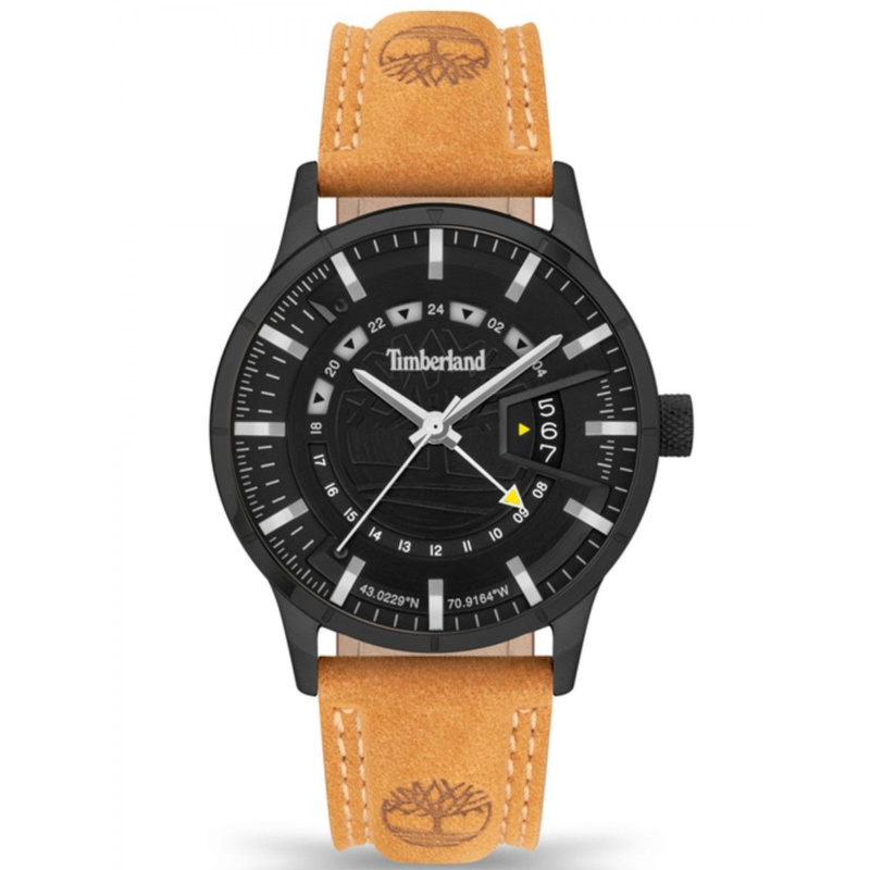 Zegarek TIMBERLAND TDWGB2201504. Kwarcowy, Kolor czarny. Mężczyzna.