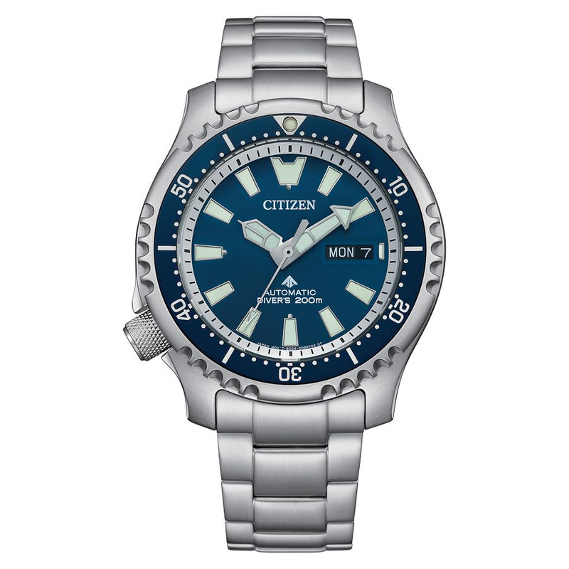 Zegarek CITIZEN NY0161-63L. Automatyczny, Kolor niebieski. Mężczyzna.