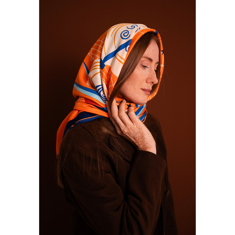 Apaszka Satin Universe