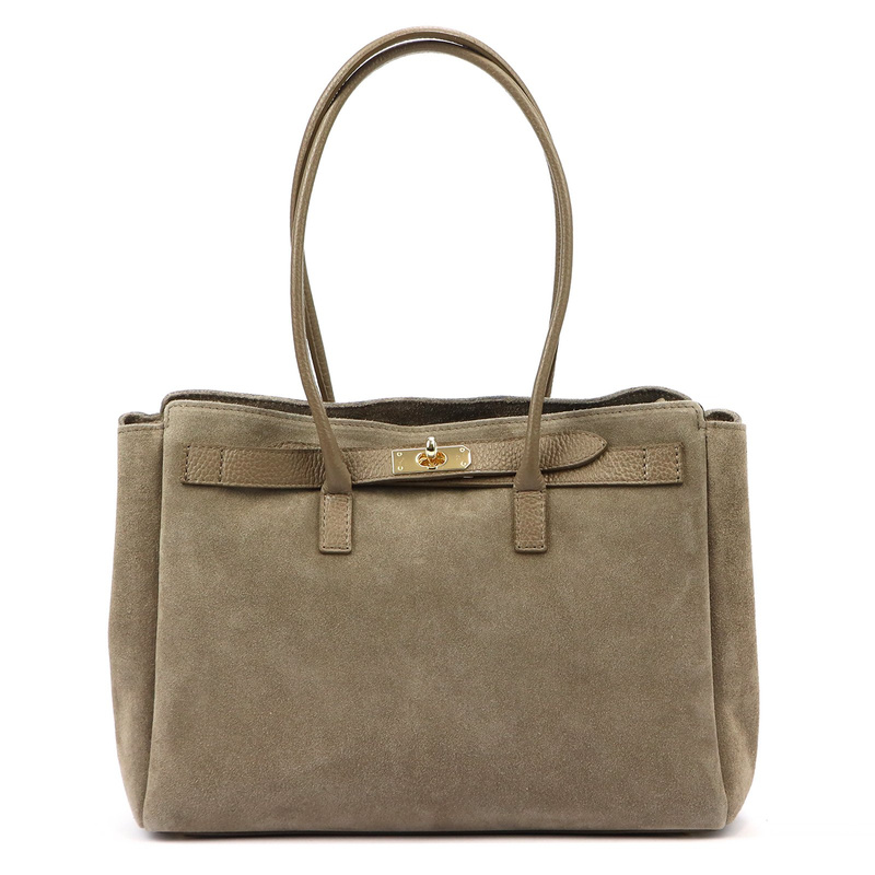 Camilla damska torebka na ramię zamszowa skóra naturalna shopperbag