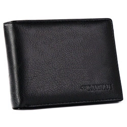 Pojemny zgrabny Męski portfel skórzany Cavaldi