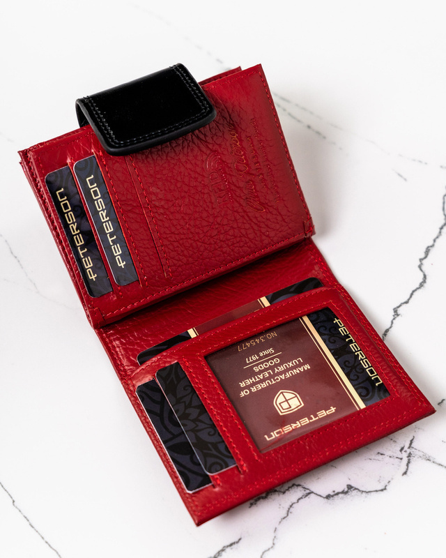 Skórzany damski portfel Peterson PTN 42329-SH-1